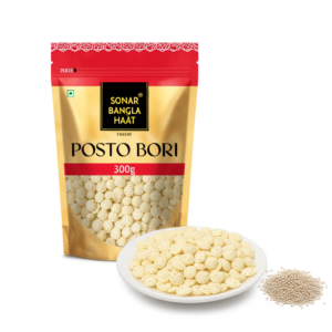 Sonar Bangla Haat Posto Bori Premium Poppy Seed Lentil Drops 300g