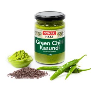 Sonar Bangla Haat Green Chilli Kasundi Hot Mustard Blend 250g