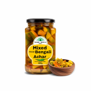 Sonar Bangla Haat Mixed Bengali Achar Traditional Oil Pickle 400g