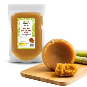 Sonar Bangla Haat Organic Sugarcane Gur Natural Jaggery Block 1kg