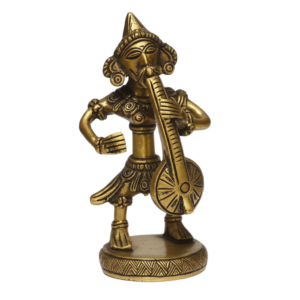Sonar Bangla Haat Dokra Art Figurine Tribal Brass Craft 8inch