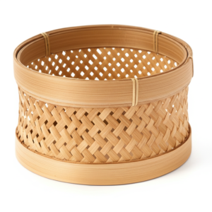 Sonar Bangla Haat Bamboo Storage Basket Handmade Utility Decor